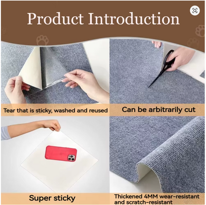 Griffoir Auto-Adhésif pour Chat – Fini les Canapés Griffés !